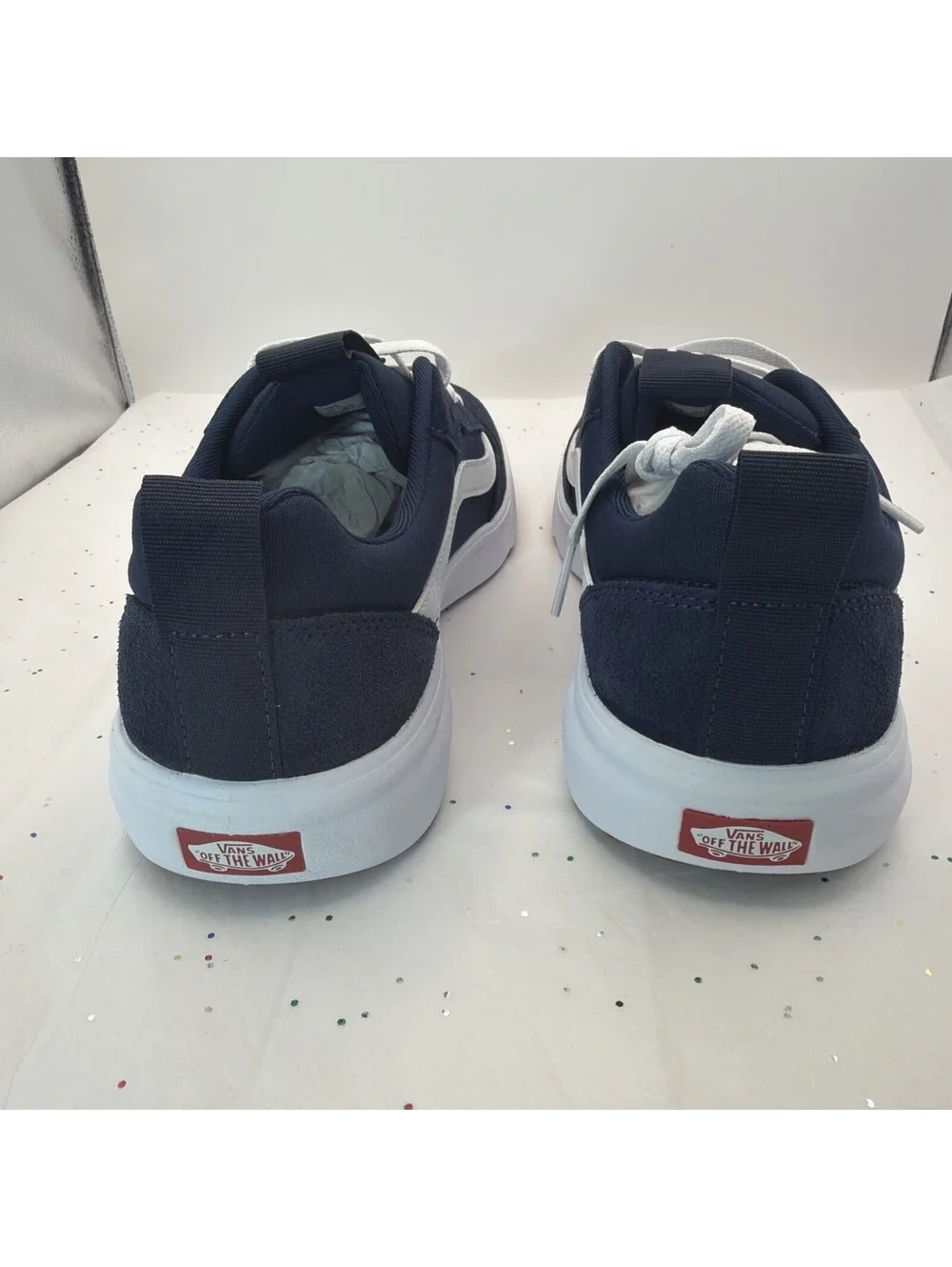 Vans Range EXP VN000CY1NAV Men’s Size 10.5 Navy White Suede Canvas Sneaker NIB